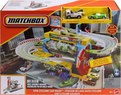 Matchbox car wash parkgarage - car,