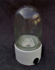 alt  Wandlampe Deckenlampe Glaskolben Lampe E27 Echtglas antik Porzellan