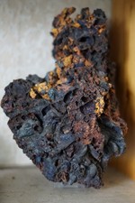 Kohlenschamotte Vitrinenstufe | FO: Bauersberg / Rhön | Mineraliensammlung #wand