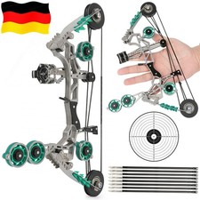 11Zoll Mini Compound Bogen Pfeil 10lbs Bogenschießen Spiele Zielpapier Spielzeug