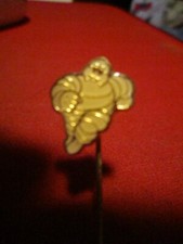 Michelin Anstecknadel Bibendum glasiert golden - Maße 12x15mm