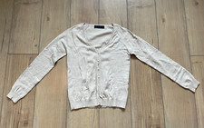 Zara Cardigan Kuscheljacke Gr. M 38 beige Strickjacke Büro Business weich Winter