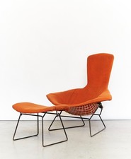 Harry Bertoia Bird Chair & Ottomane for Knoll International