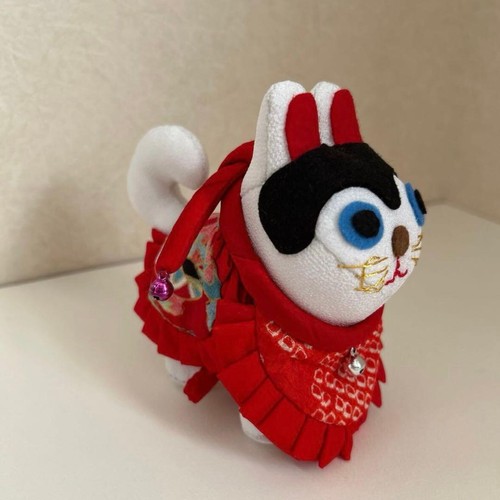 Japanischer hund pappmaché - hund,