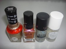 Konvolut Nagellack Essence trenditup Sally Hansen Rival me Glittertöne benutzt