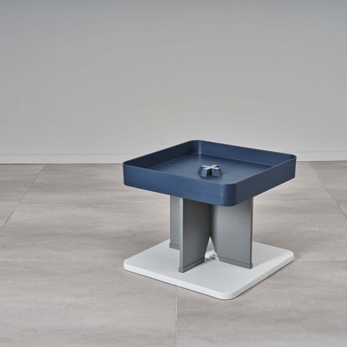 Tisch regal kunststoff blaue - tisch,