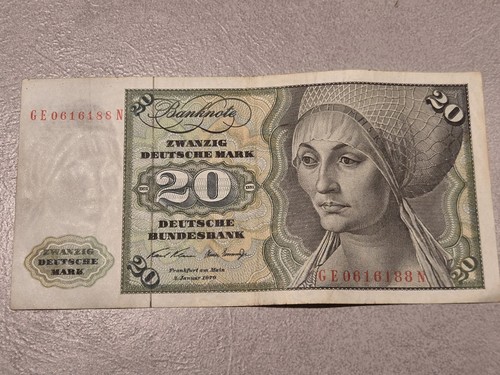 Deutsche mark banknote - 20,