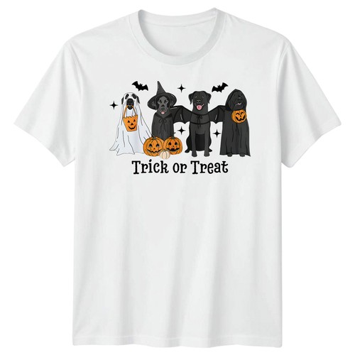 Halloween shirt labrador - t-shirt,