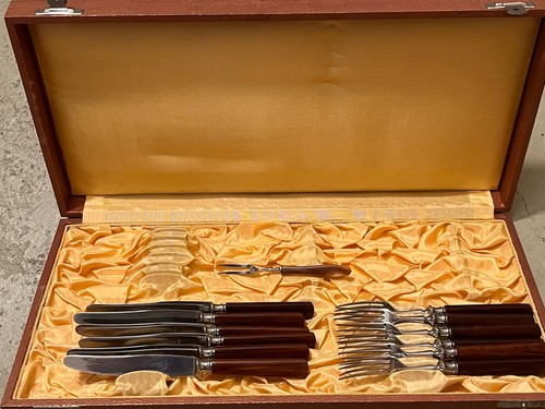 Horn besteck messer - horn, gabel