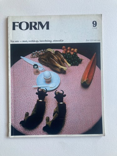 Form 1968 schwedische - form, nr.