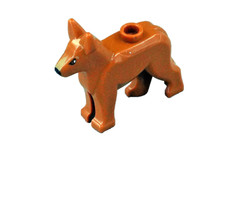 LEGO - Hund Polizeihund dunkelorange / Alsatian Shepherd / 92586pb02 NEUWARE (a7