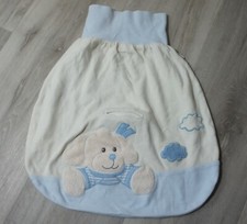 Strampelsack MaxiCosisack Sterntaler creme blau Hund Wolken
