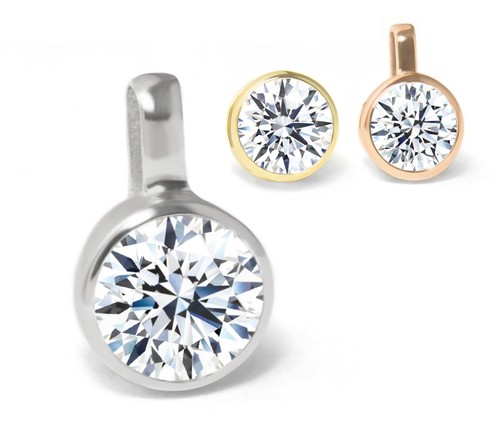 Diamant damen anhänger 585 - diamant, anhänger,