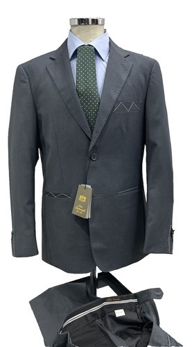 Herren kleid tailliert grau - herren,