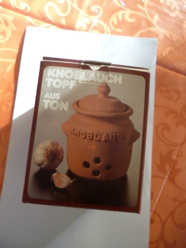 Knoblauchtopf mit deckel - mit,