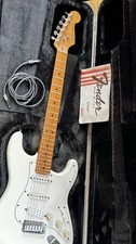 Vintage Fender American Standard Stratocaster USA 1984 White Blonde, E4 Serie