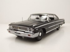 Ford Galaxie 500XL Hardtop 1963 schwarz Modellauto 1:18 Sun Star