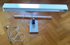 Rarität - Original DDR Büroleuchte Schreibtischlampe, schwer, Leuchtstoffröhre  