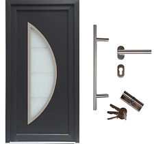 kuporta Kunststoff Haustür Paras anthrazit Nebeneingangstür Kellertür Außentür