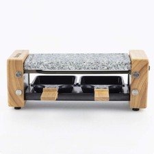Kleines Raclette im Holzdesign