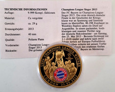MÜNZE / MEDAILLE FC BAYERN