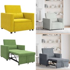 3-in-1 Schlafsofa Samt