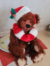 Teddy Bär Künstlerbär Mohair 34cm groß Handarbeit selbstgemacht