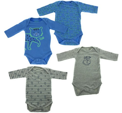 4er set baby langarm - set,