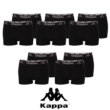 Kappa 6-10-12er Pack Herren Boxershorts Unterhosen Baumwolle Schwarz M - 2XL NEU