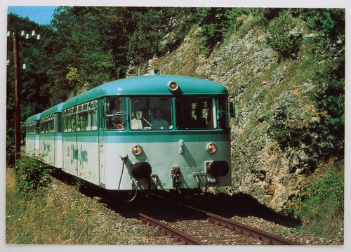Postkarte schienenbus 798 - ak,