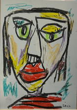 kubistische Frau Portrait