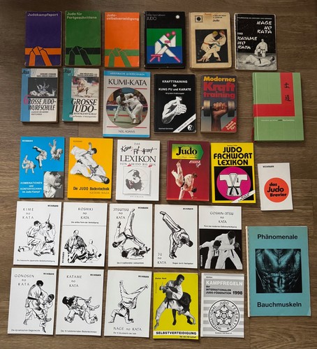 Konvolut bücher judo - 29, kata