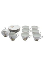 SCHIRNDING Kaffeeservice Porzellan Kinder Vintage Charmant 6 Gedecke 14 Teile