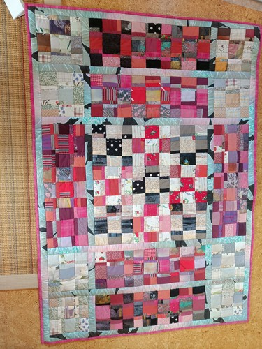 Wandbehang patchwork quillt - wandbehang,