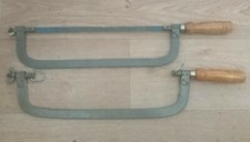 2 Metallsägebogen inkl. 1Sägeblatt 300mm, Bügelsäge Eisensäge Handsäge Sägebogen