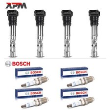 4x ZÜNDSPULE + 4x BOSCH