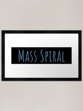 Masse Spirale gerahmter