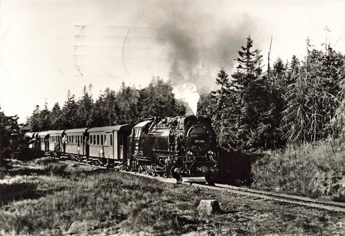 Ddr harz brockenbahn - ak,