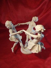 Porzellan Figuren Gruppe Weiß