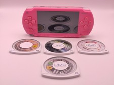 Sony PSP 1000 Pink Handheld-Spielkonsole inkl. 4 Spiele und Case