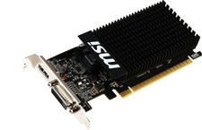 Grafikkarte PCI-Express 2.0 x16 1GB GDDR3 HDMI DVI VGA MSI GeForce GT710 lautlos