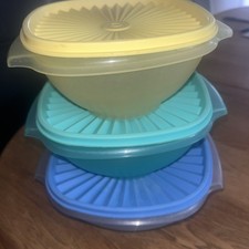 Tupperware 3 Sonnenschüssel 1,9, 1,4 L 850 ml grün, blau, gelb
