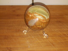 Onyx Marmor Kugel  + Acrylständer Pakistan aus Sammlung