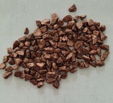 Dekoration Granulat Steine Kies Farbe Kupfer Metallic Kleine Hand Voll