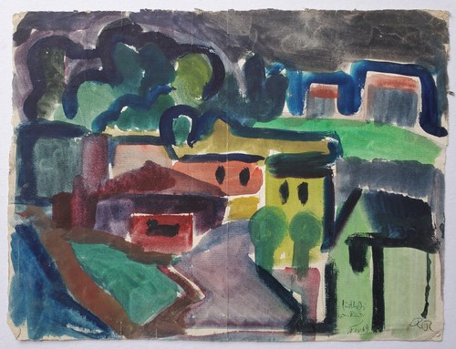 Gemälde aquarell tusche - gemälde,