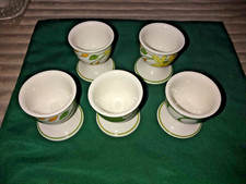 5 x Eierbecher Villeroy & Boch Geranium Sehr Guter Zustand