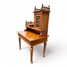 Gründerzeit Damenschreibtisch Damensekretär Schreibtisch Sekretär Nussbaum 1880