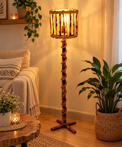 Handgefertigte ecklampe aus - ecklampe,