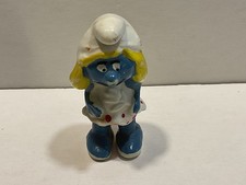 Schlümpfe Schlumpf 1983 Peyo Figur Vintage Hartplastikfigur Schlumpfine