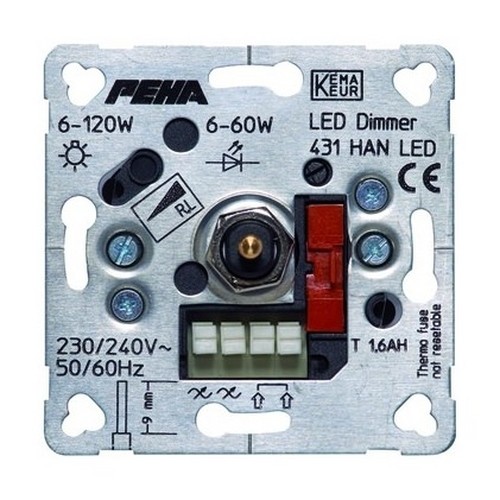 Peha dimmer dreh druckknopf - dimmer, dreh-/druckknopf